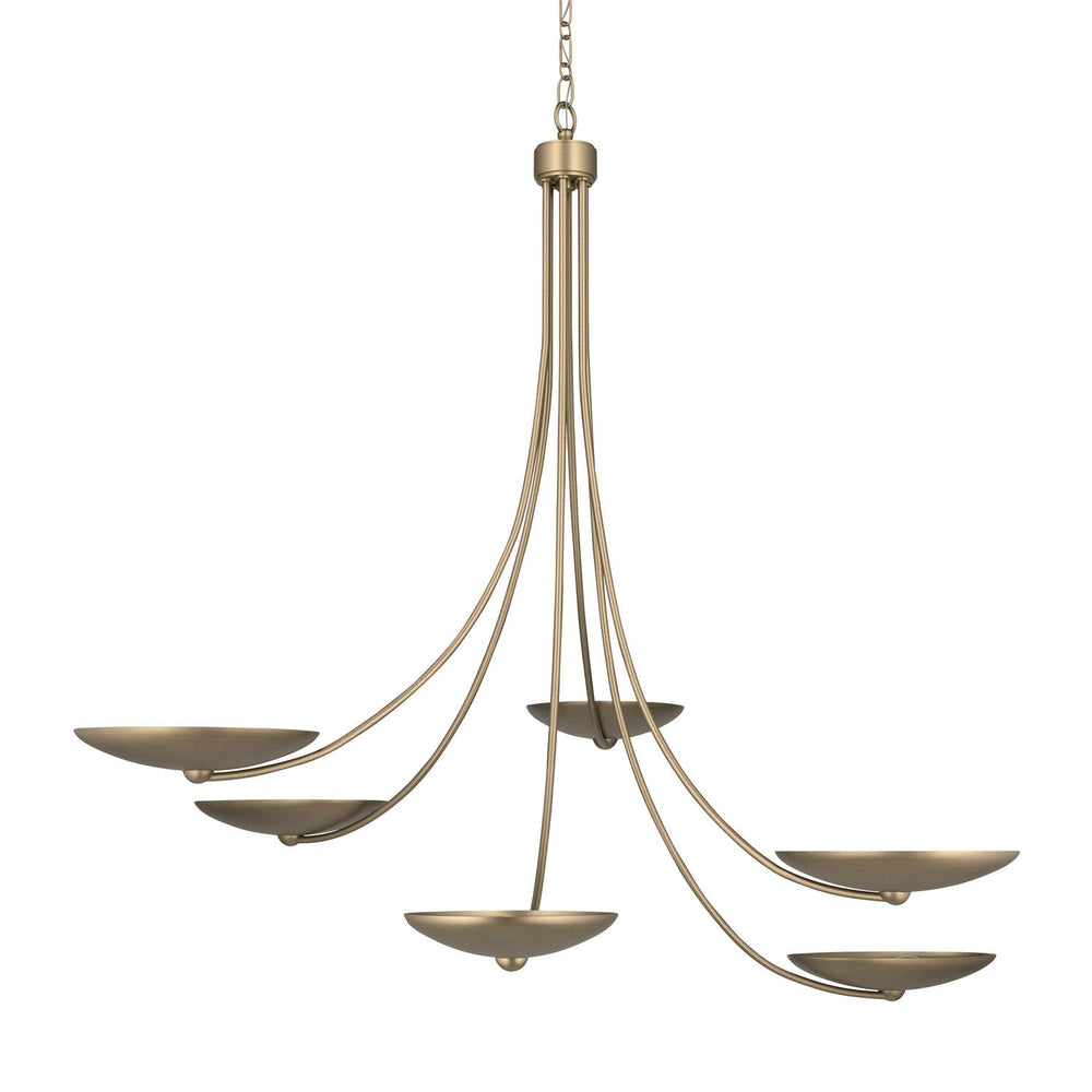 Palmela Six Light Chandelier in Champagne Bronze Kichler Canada