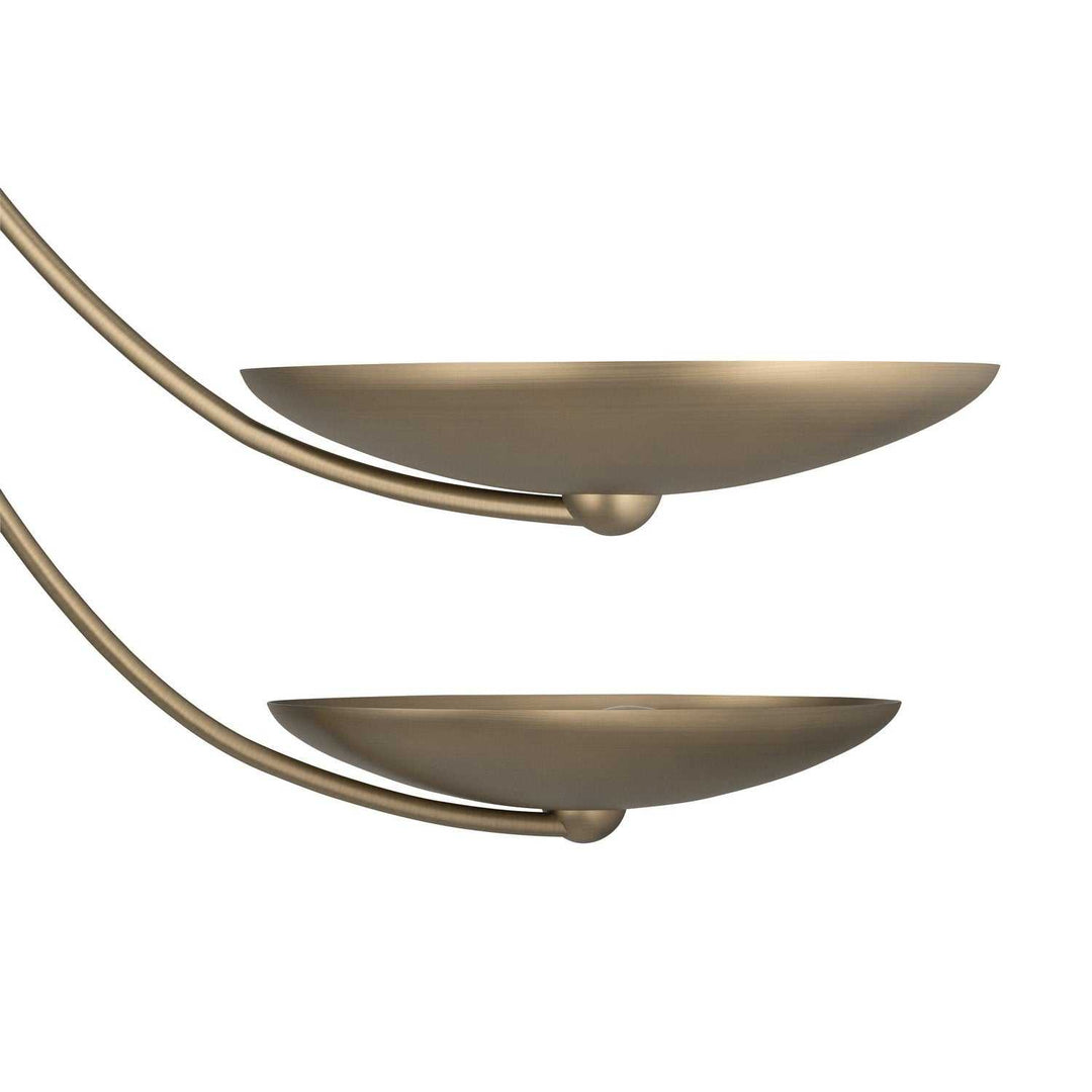 Palmela Six Light Chandelier in Champagne Bronze Kichler Canada