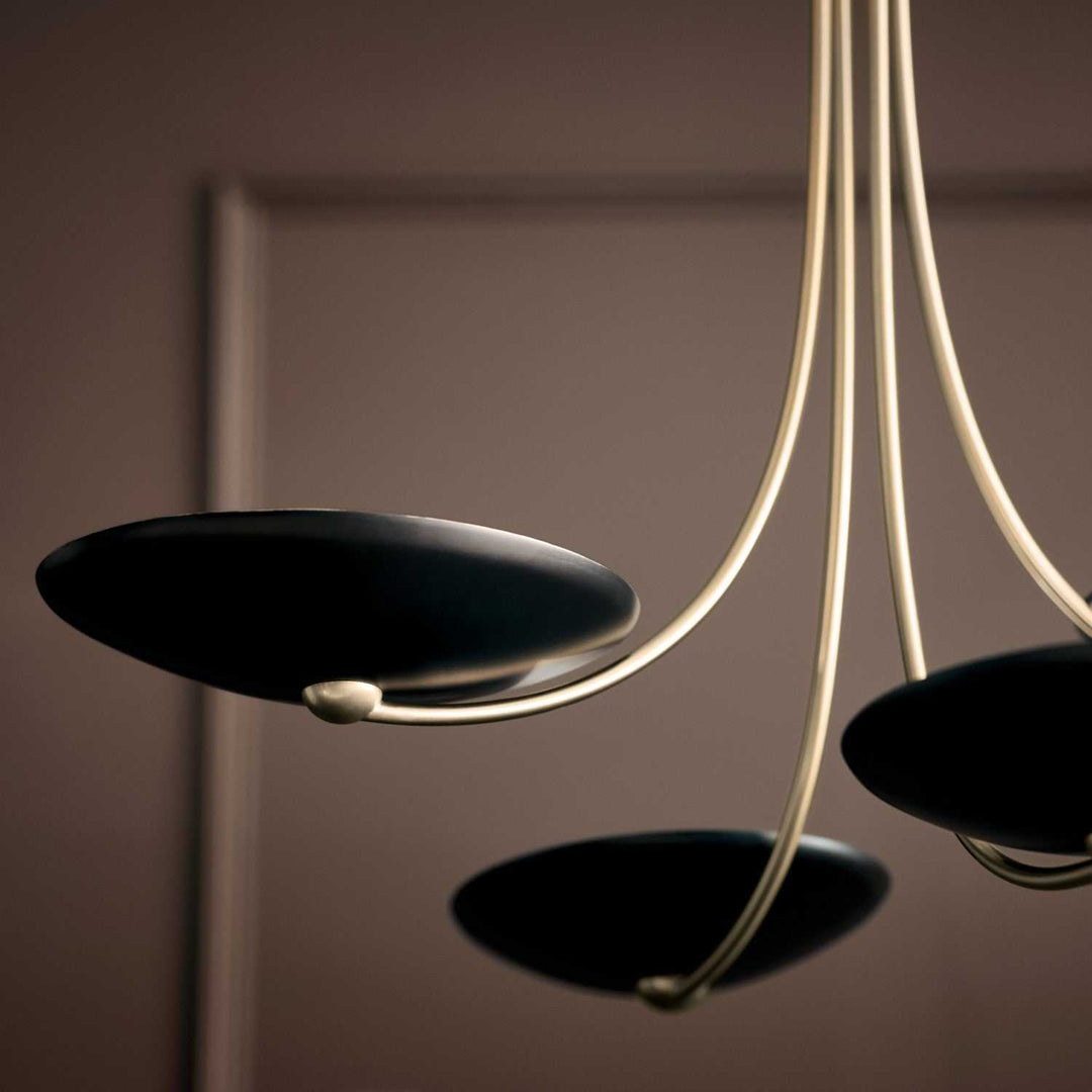 Palmela Four Light Chandelier in Champagne Bronze Kichler Canada