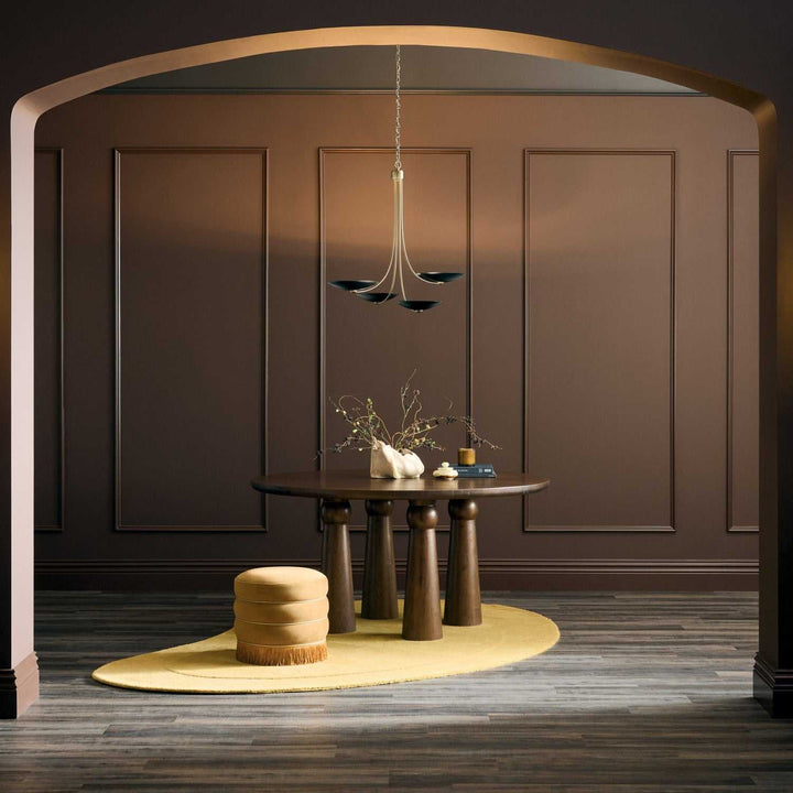 Palmela Four Light Chandelier in Champagne Bronze Kichler Canada