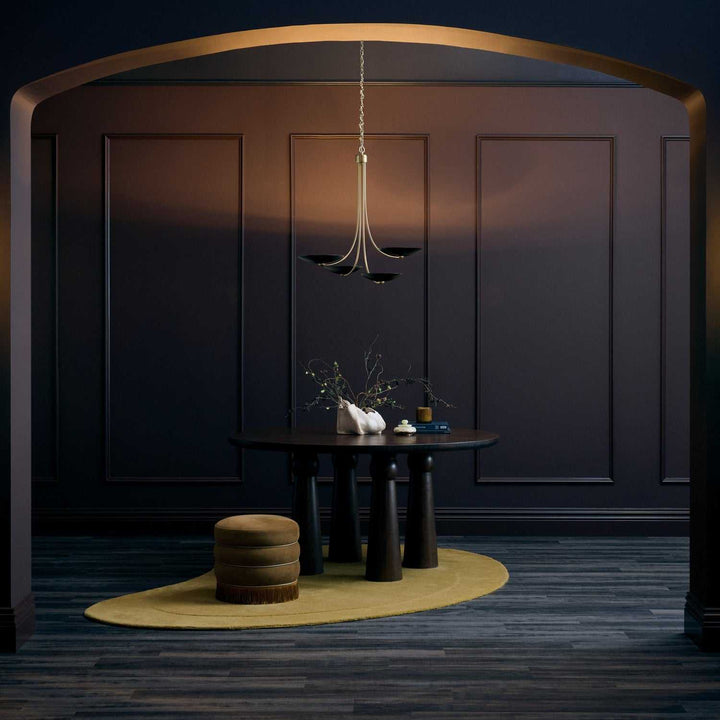Palmela Four Light Chandelier in Champagne Bronze Kichler Canada