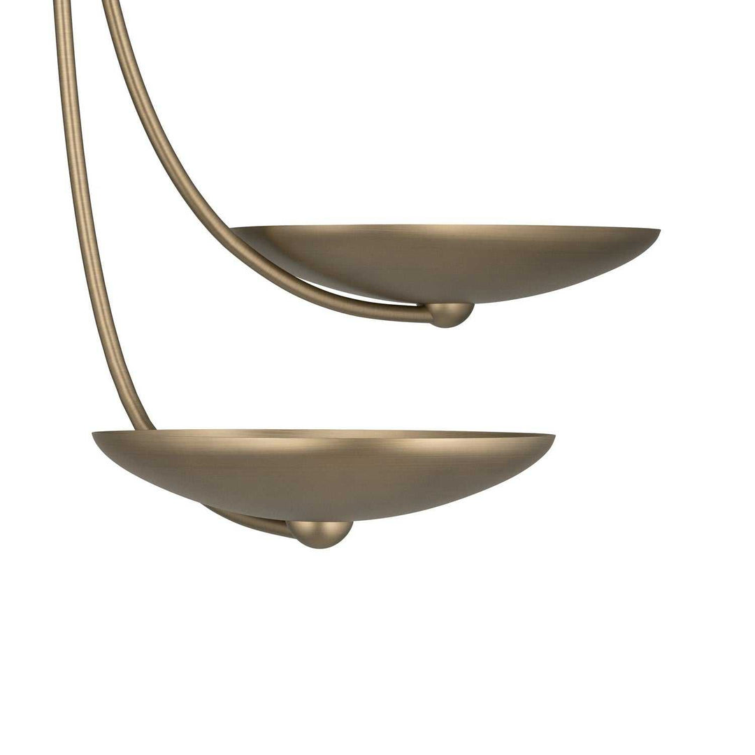 Palmela Four Light Chandelier in Champagne Bronze Kichler Canada
