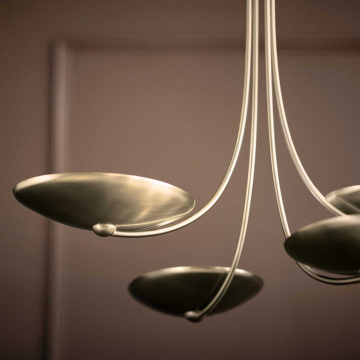 Palmela Four Light Chandelier in Champagne Bronze Kichler Canada