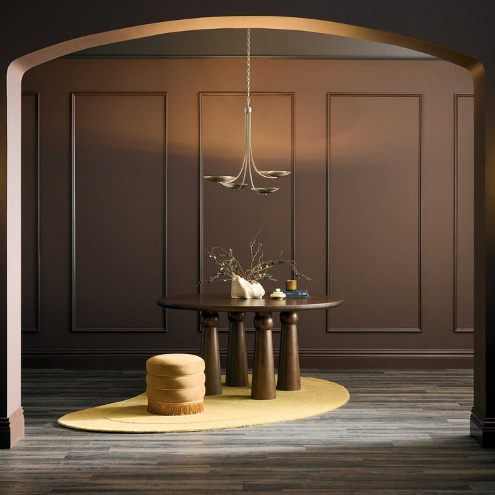 Palmela Four Light Chandelier in Champagne Bronze Kichler Canada