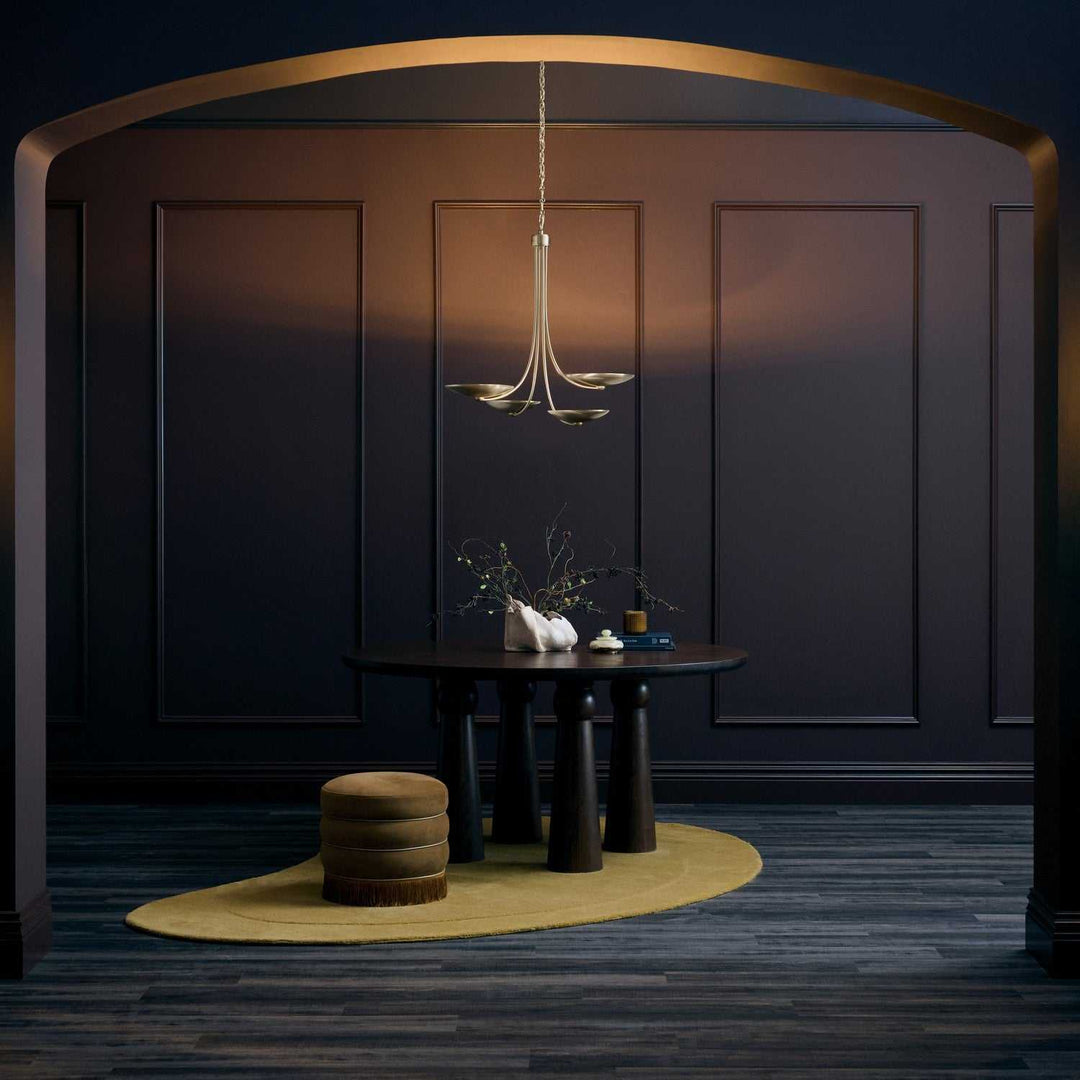 Palmela Four Light Chandelier in Champagne Bronze Kichler Canada