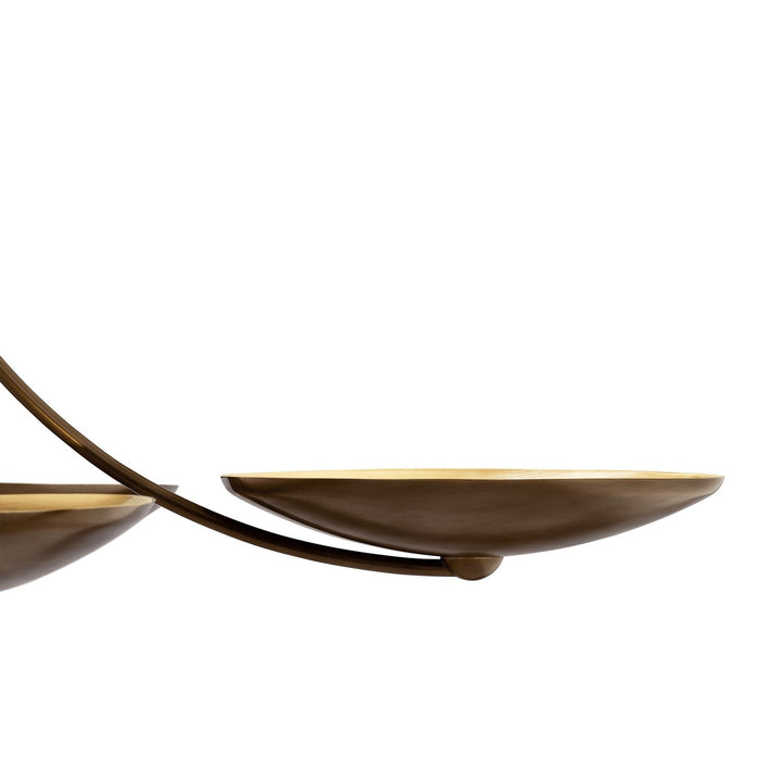 Palmela Five Light Chandelier in Lacquered Brass Kichler Canada