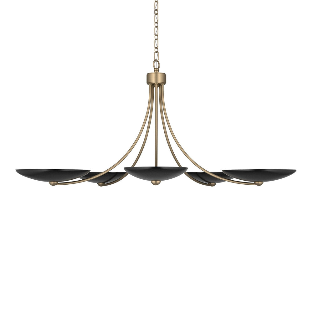 Palmela Five Light Chandelier in Champagne Bronze Kichler Canada