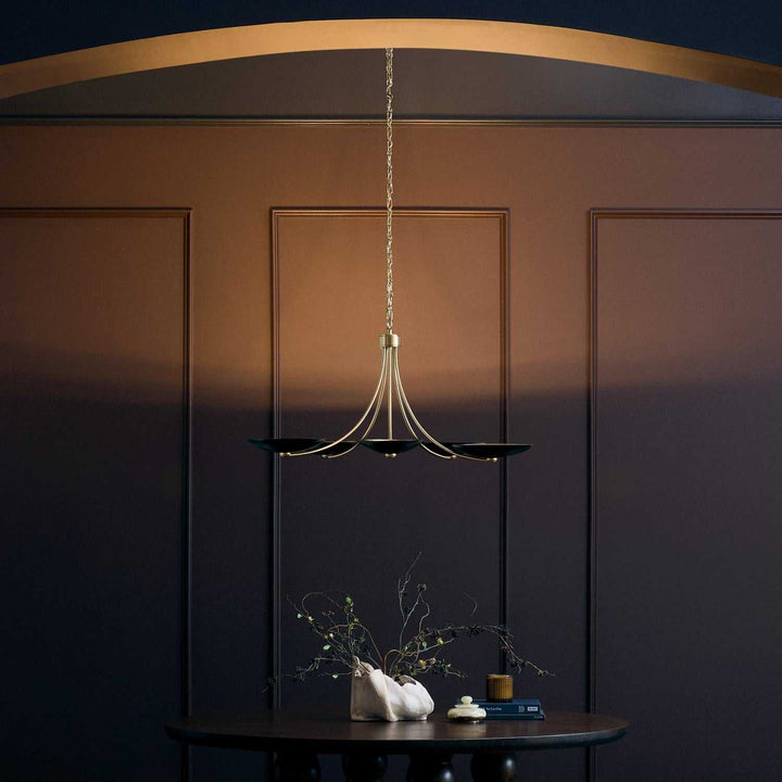 Palmela Five Light Chandelier in Champagne Bronze Kichler Canada