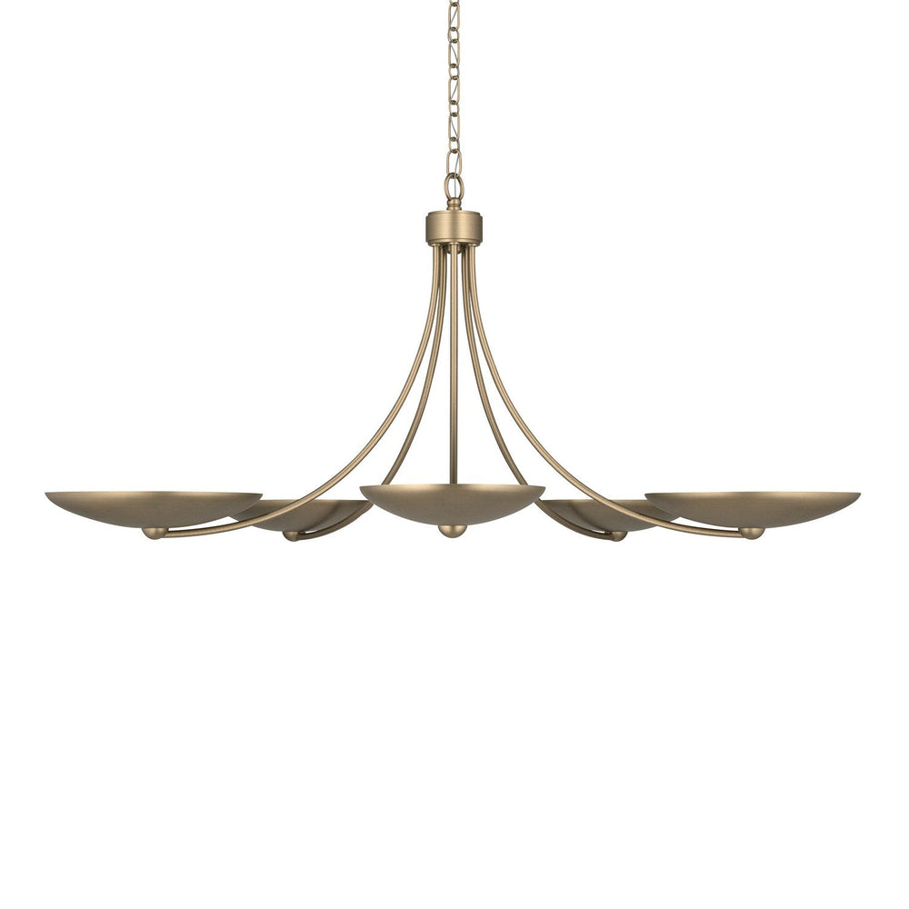 Palmela Five Light Chandelier in Champagne Bronze Kichler Canada
