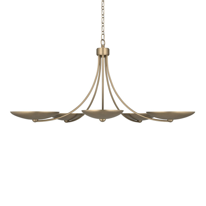 Palmela Five Light Chandelier in Champagne Bronze Kichler Canada