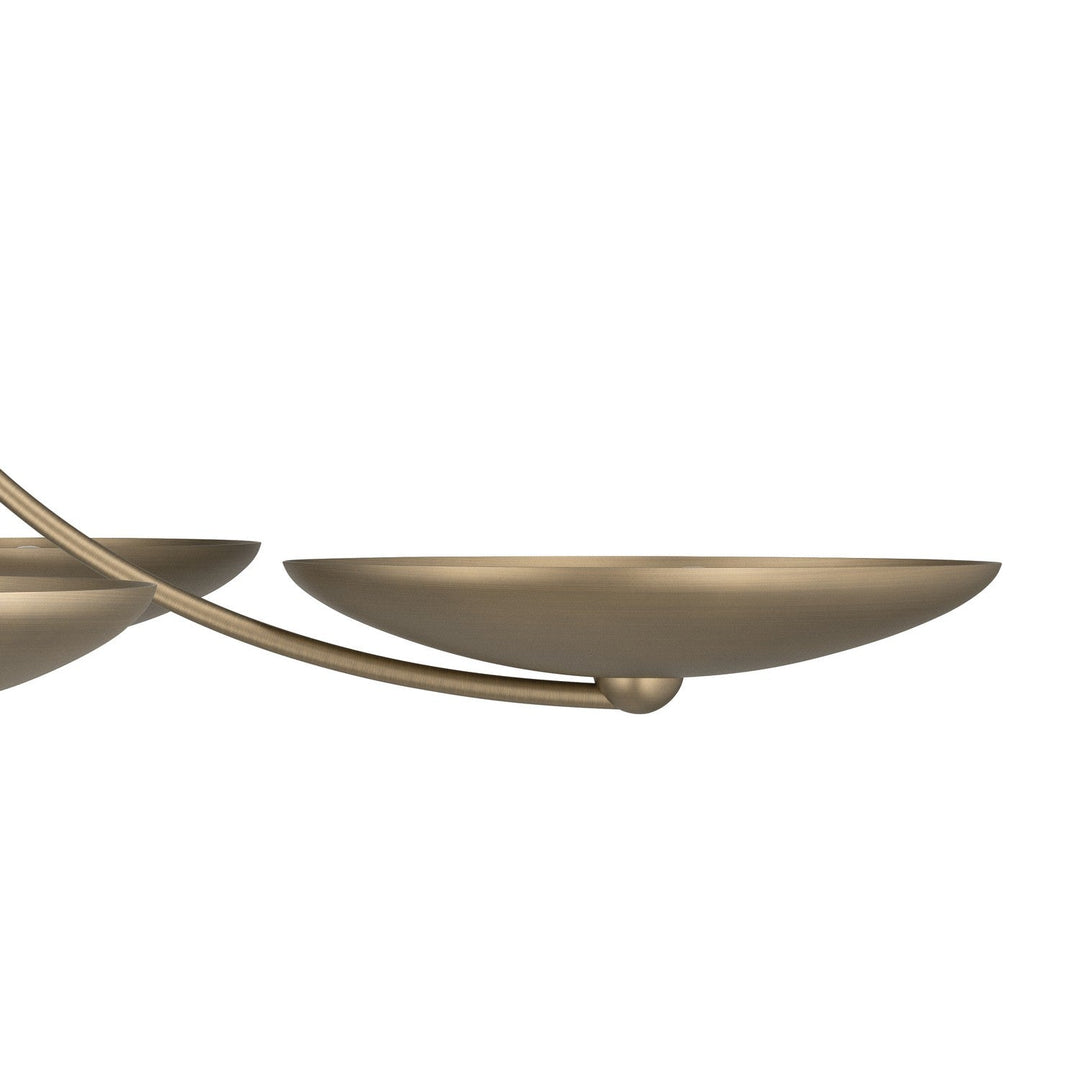 Palmela Five Light Chandelier in Champagne Bronze Kichler Canada