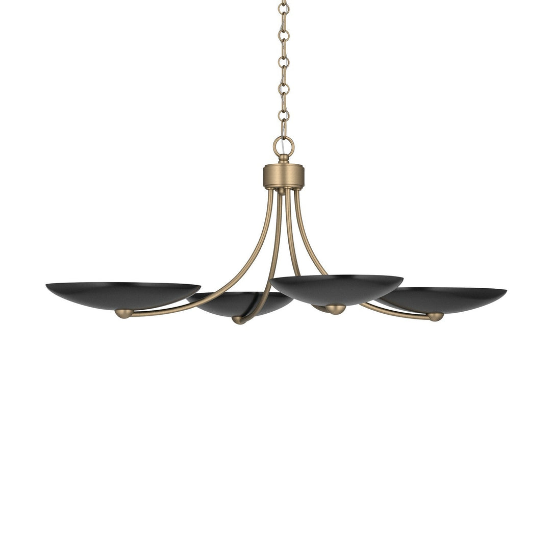 Palmela Four Light Chandelier/Semi Flush in Champagne Bronze Kichler Canada