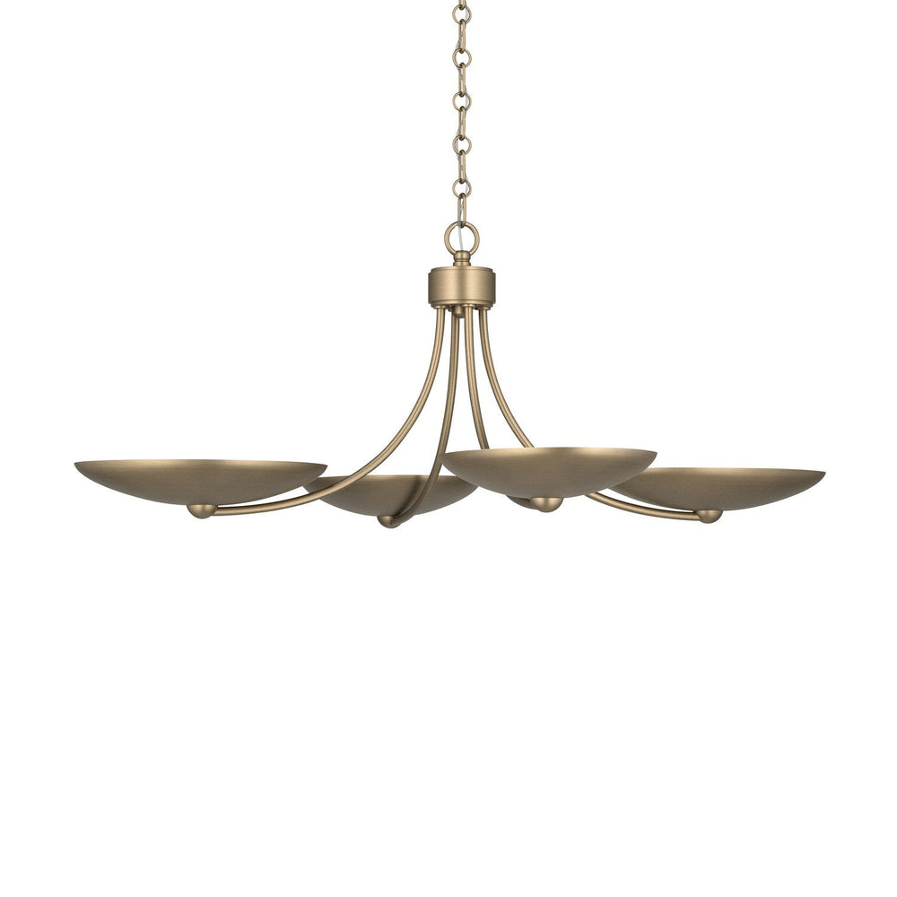 Palmela Four Light Chandelier/Semi Flush in Champagne Bronze Kichler Canada