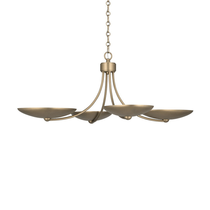 Palmela Four Light Chandelier/Semi Flush in Champagne Bronze Kichler Canada