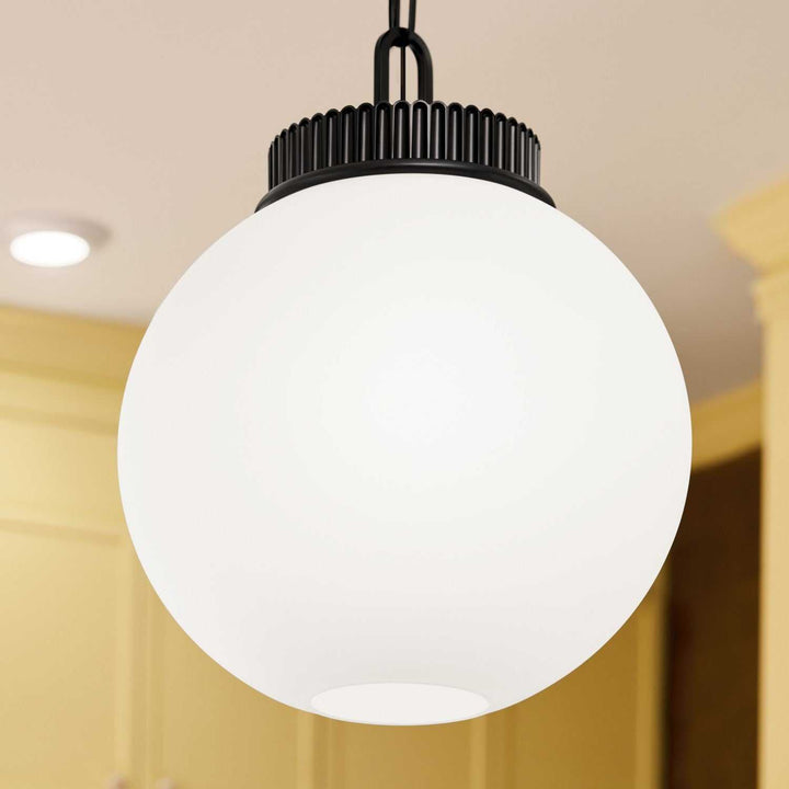 Andorra One Light Pendant in Black Kichler Canada