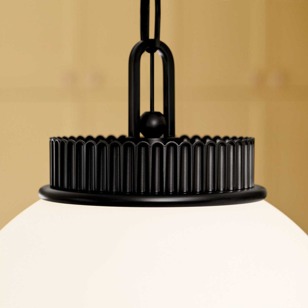 Andorra One Light Pendant in Black Kichler Canada