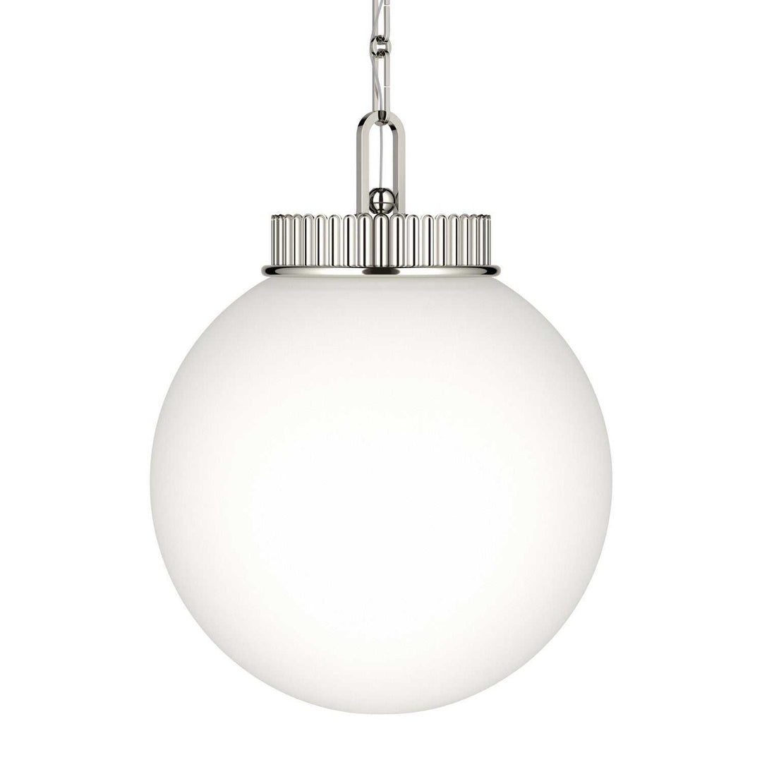 Andorra One Light Pendant in Polished Nickel Kichler Canada