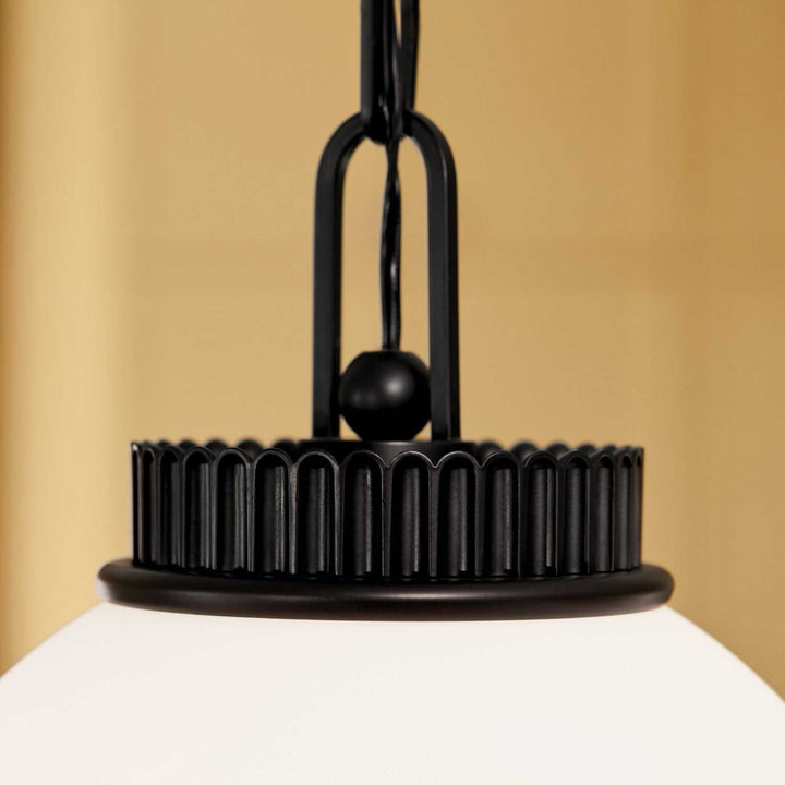 Andorra One Light Pendant in Black Kichler Canada