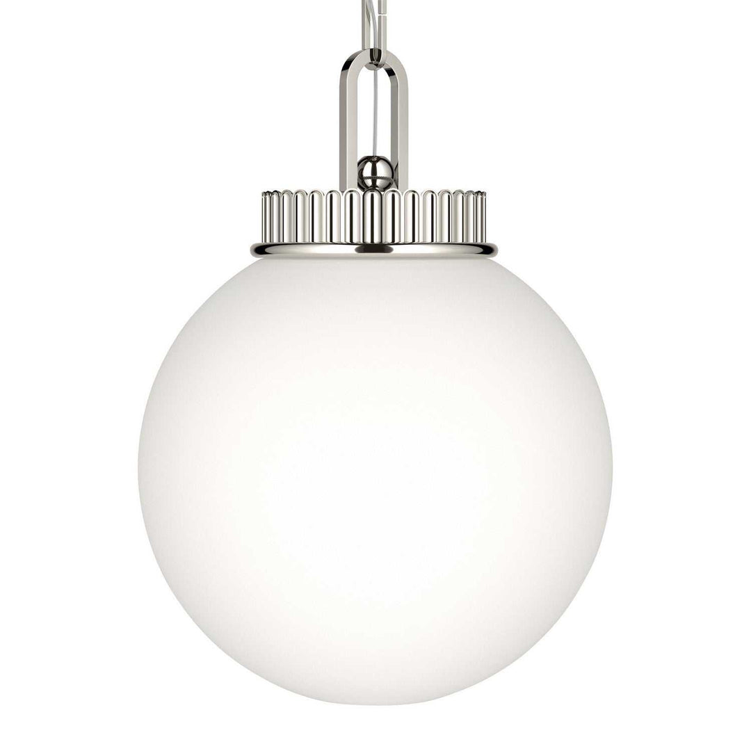 Andorra One Light Pendant in Polished Nickel Kichler Canada