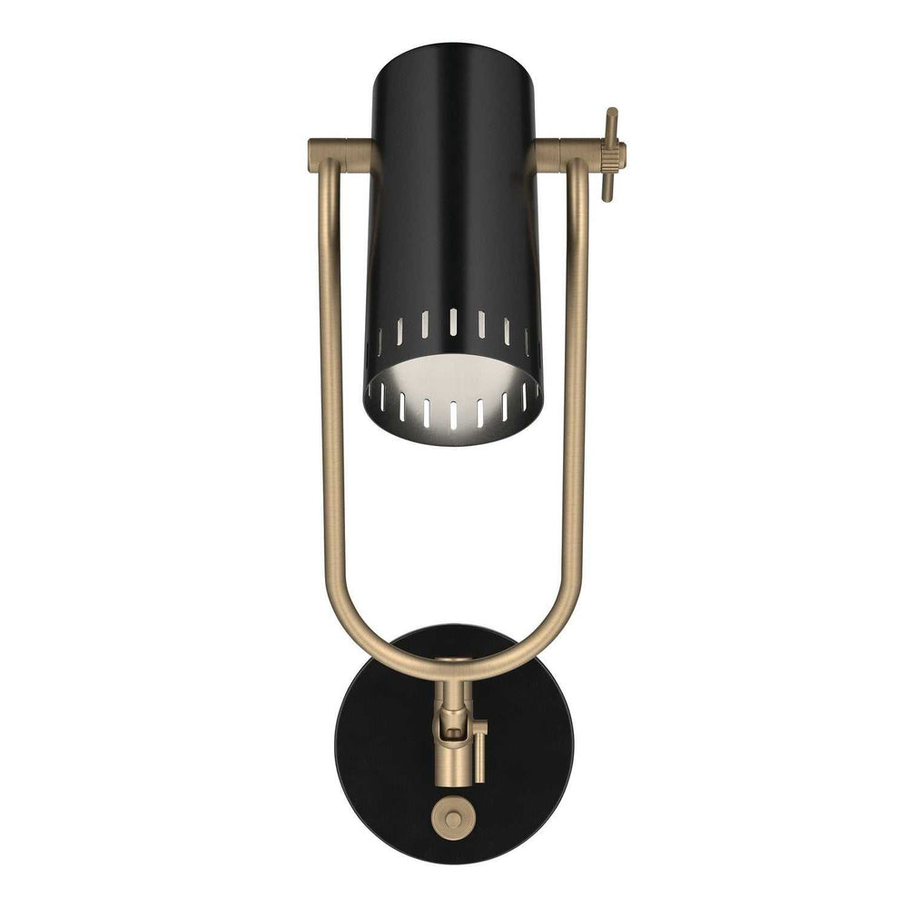 Ruehl LED Wall Sconce in Black Kichler Canada