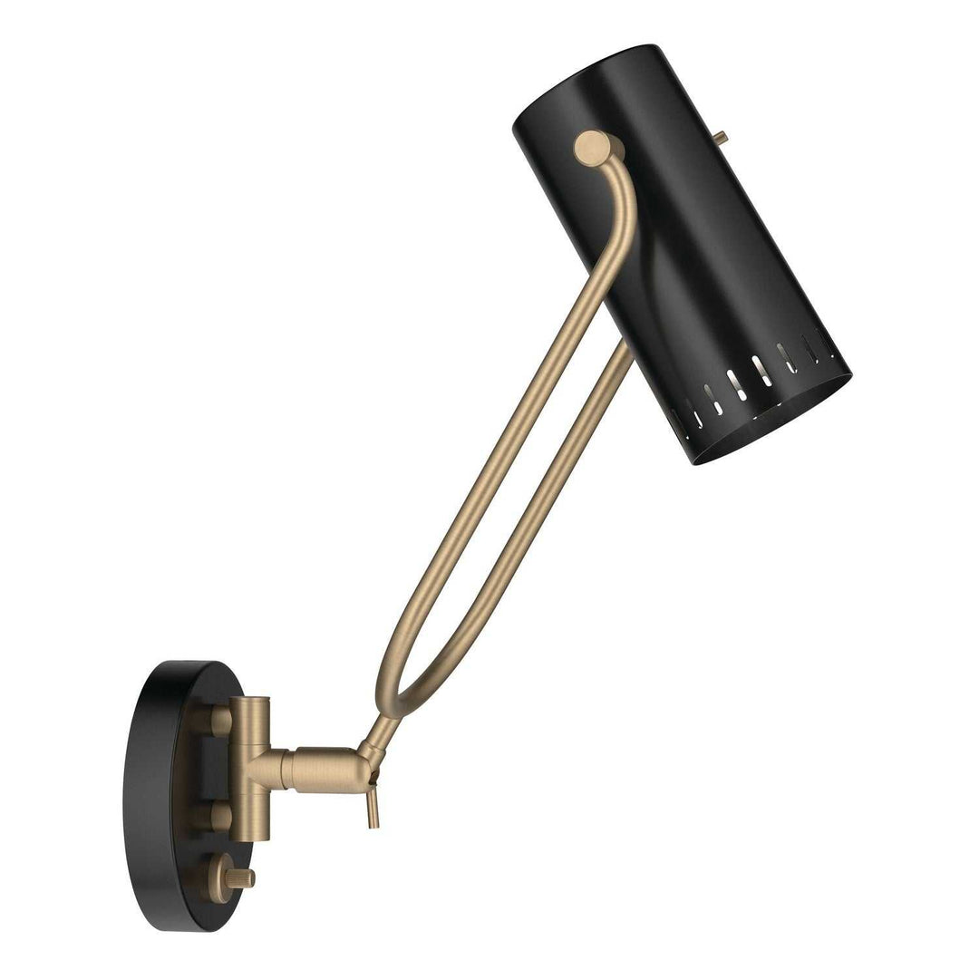 Ruehl LED Wall Sconce in Black Kichler Canada