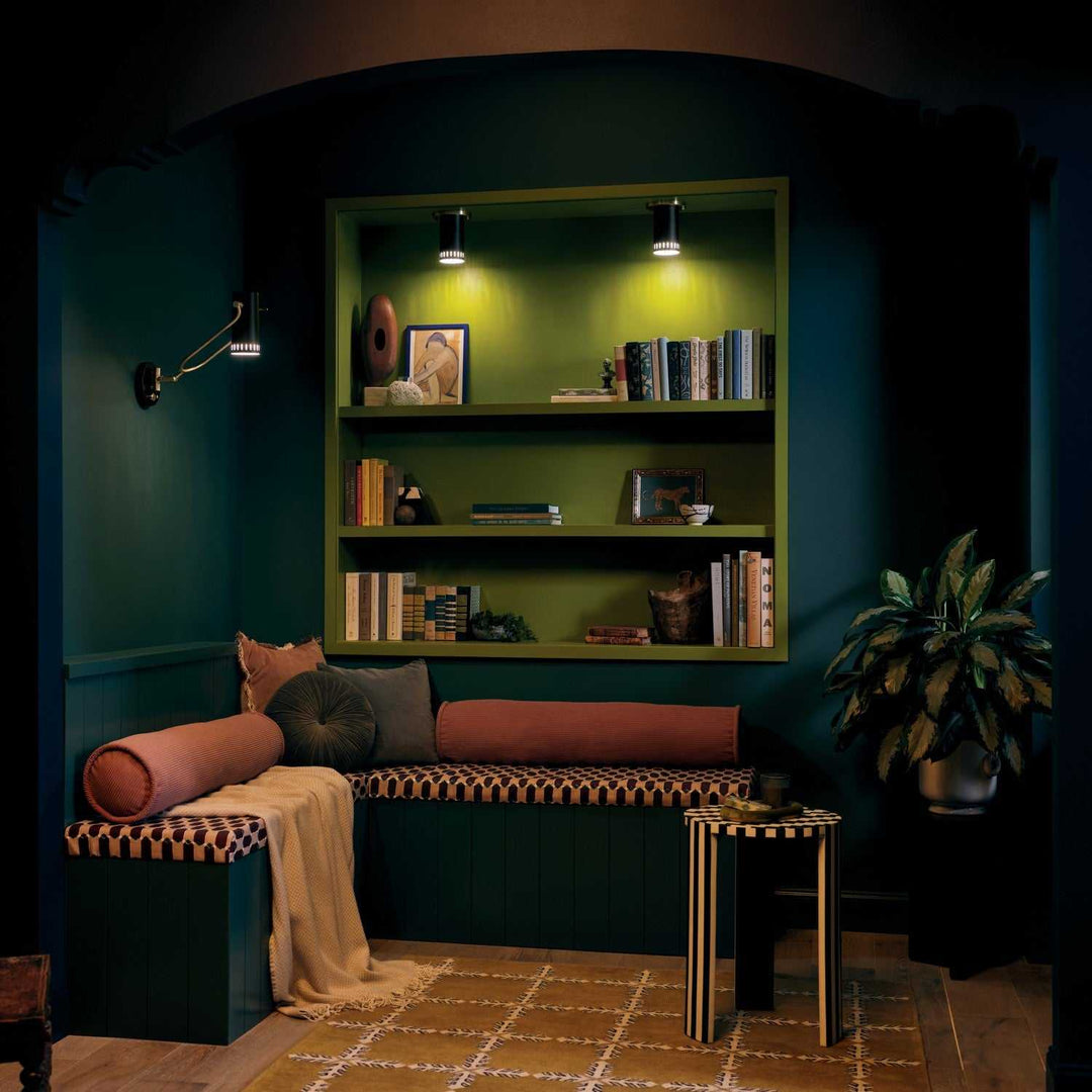 Ruehl LED Wall Sconce in Black Kichler Canada