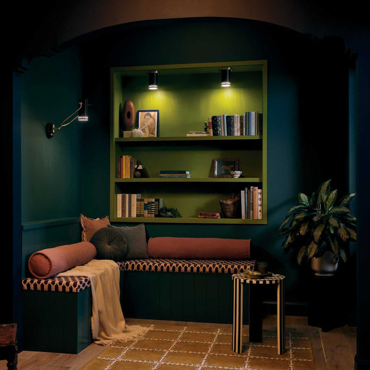 Ruehl LED Wall Sconce in Black Kichler Canada