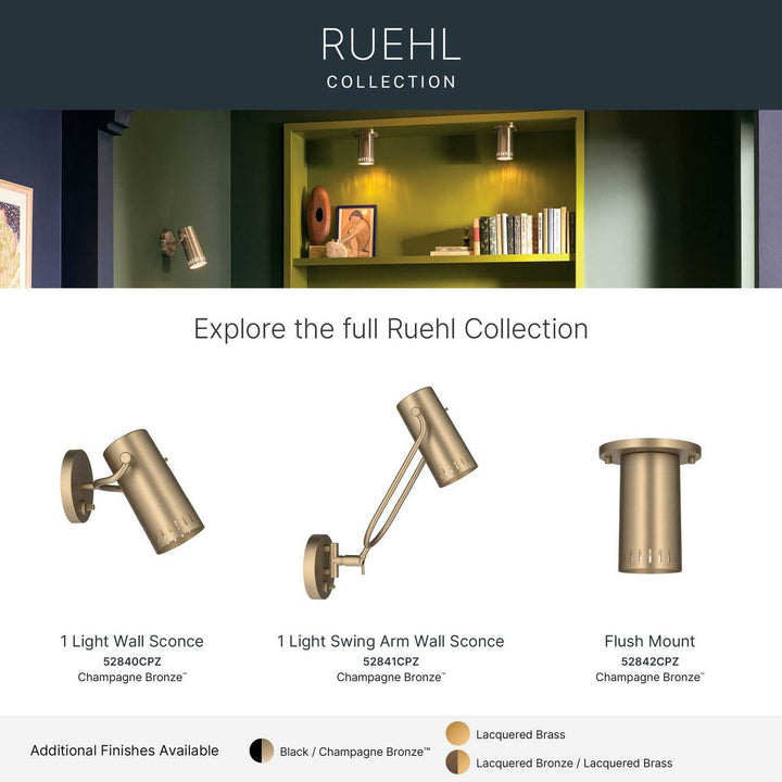 Kichler Canada - 52841CPZ - LED Wall Sconce - Ruehl - Champagne Bronze