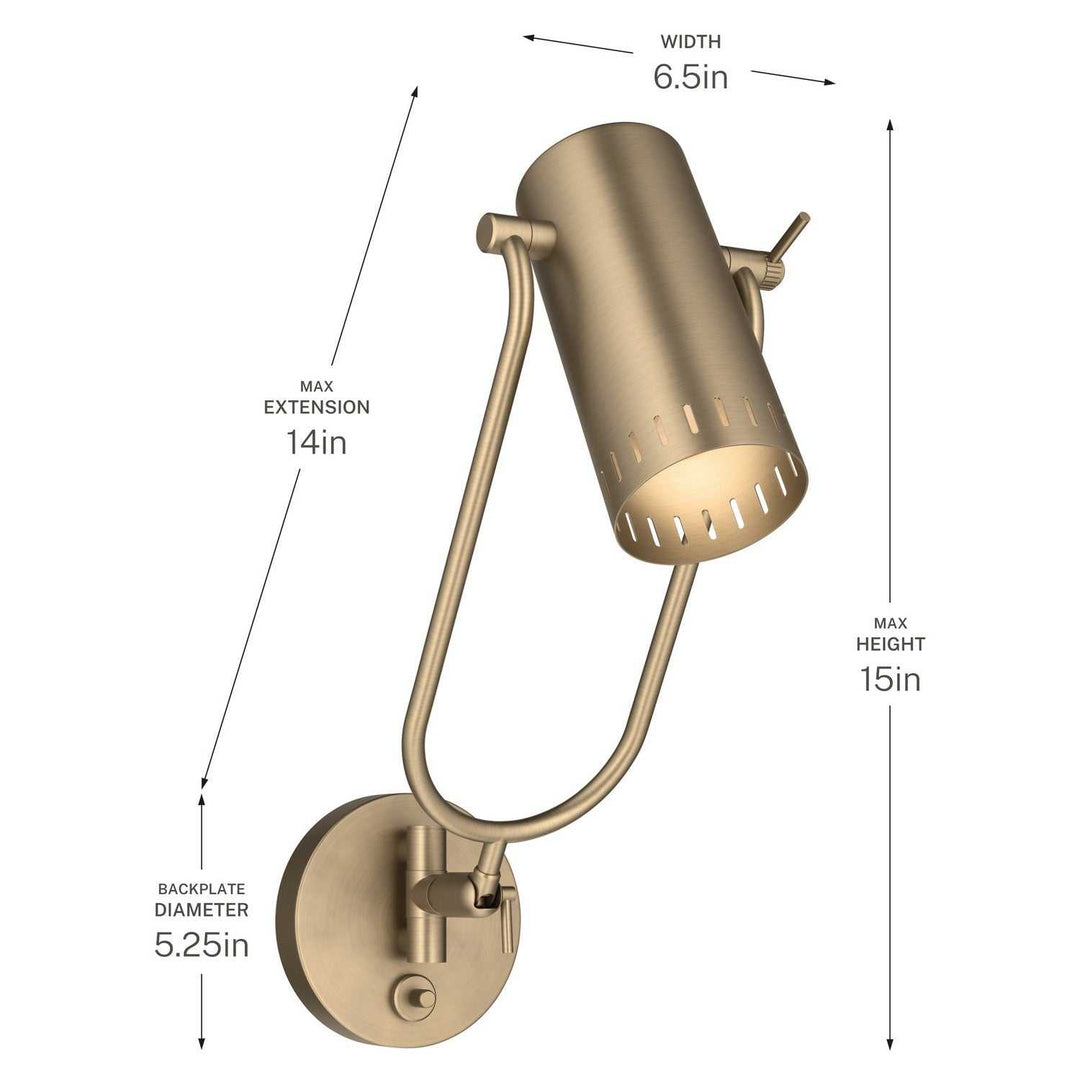 Kichler Canada - 52841CPZ - LED Wall Sconce - Ruehl - Champagne Bronze