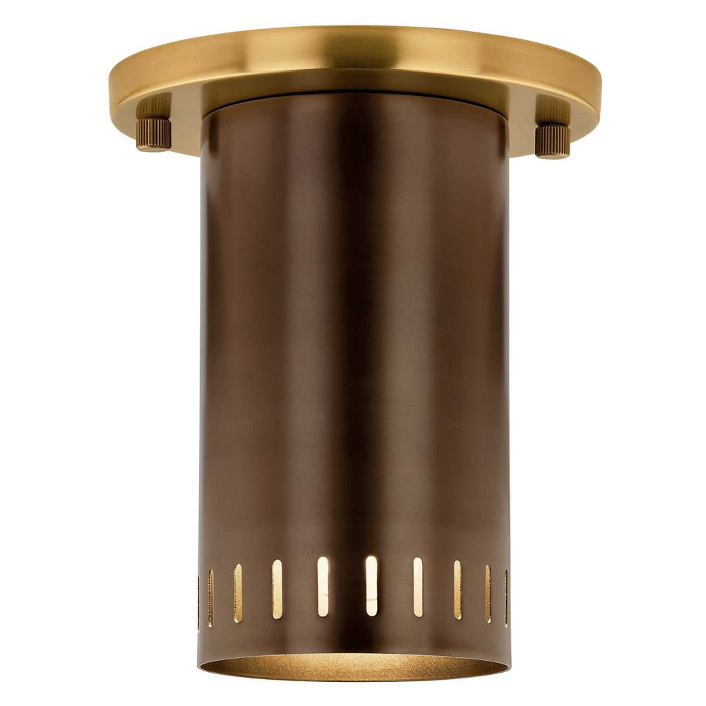 Ruehl LED Flush Mount in Lacquered Bronze Kichler Canada