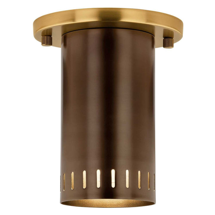 Ruehl LED Flush Mount in Lacquered Bronze Kichler Canada
