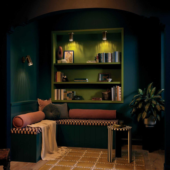 Ruehl LED Flush Mount in Lacquered Bronze Kichler Canada