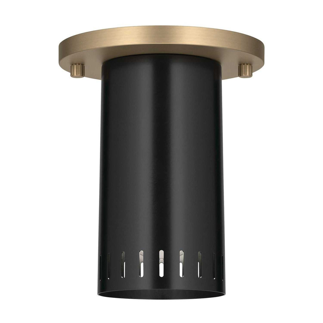 Ruehl LED Flush Mount in Black Kichler Canada