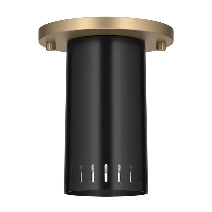 Ruehl LED Flush Mount in Black Kichler Canada