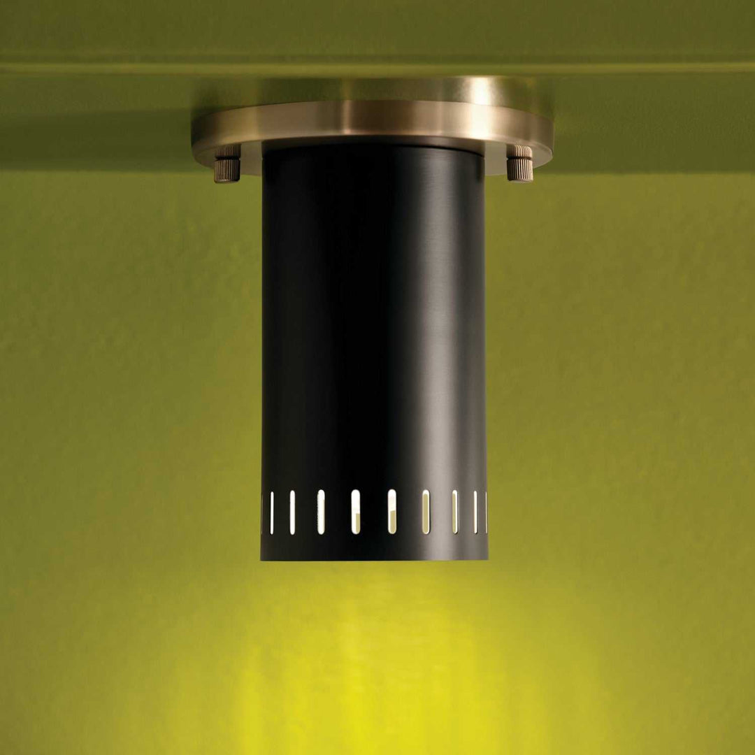 Ruehl LED Flush Mount in Black Kichler Canada