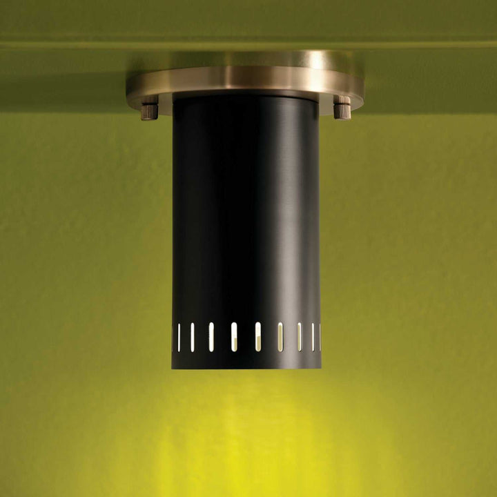 Ruehl LED Flush Mount in Black Kichler Canada