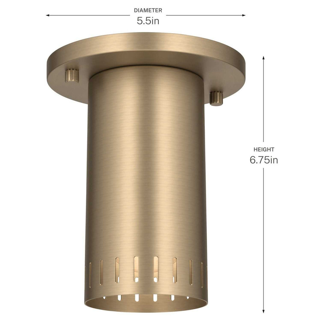 Ruehl LED Flush Mount in Champagne Bronze Kichler Canada