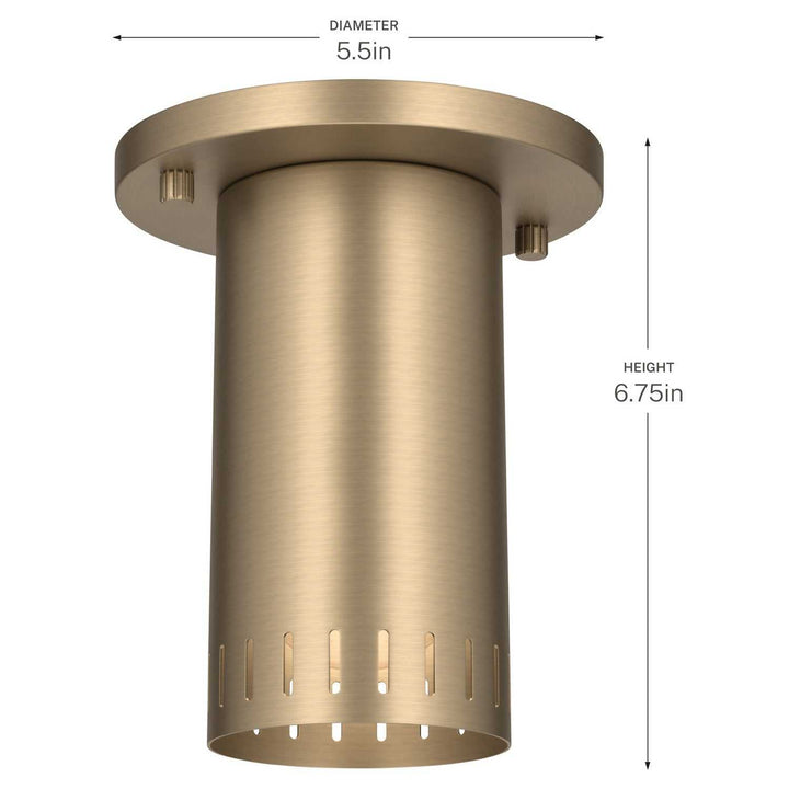 Ruehl LED Flush Mount in Champagne Bronze Kichler Canada