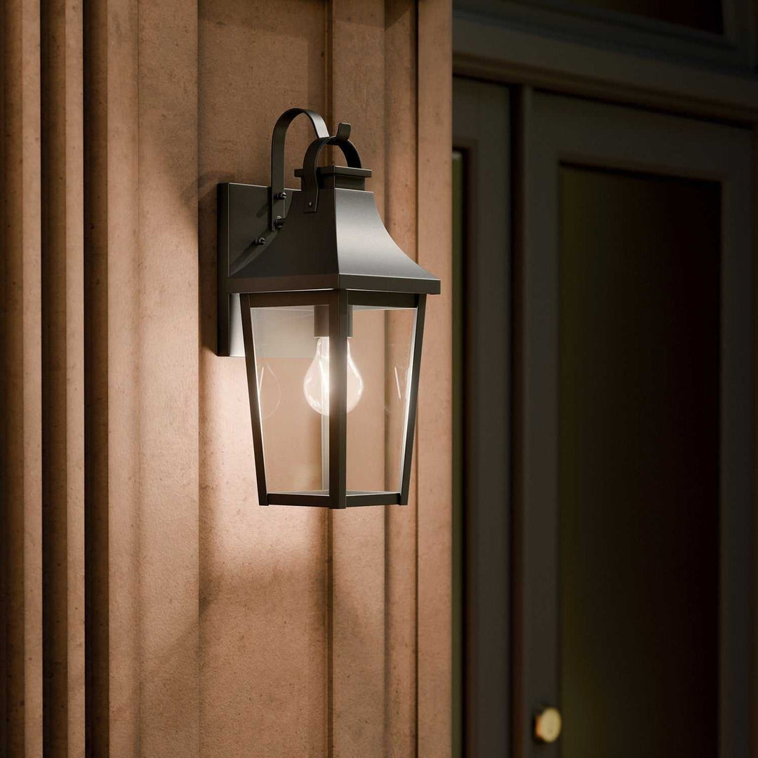 Kichler Canada - 59193BKT - One Light Outdoor Wall Mount - Cleary - Textured Black
