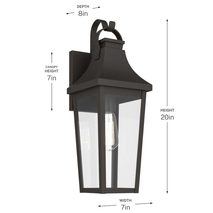 Kichler Canada - 59194OZ - One Light Outdoor Wall Mount - Cleary - Olde Bronze