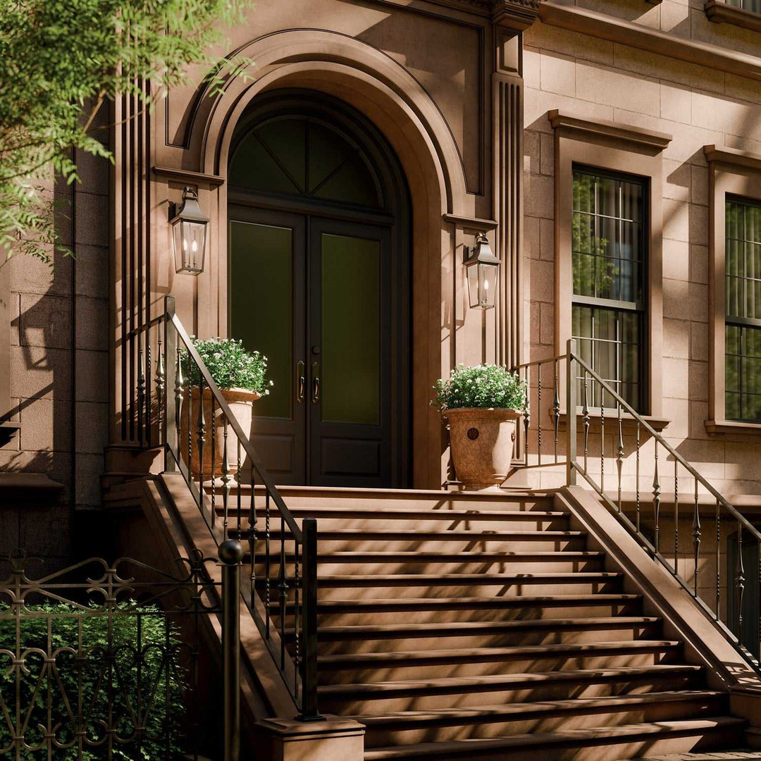 Cleary Two Light Outdoor Wall Mount in Olde Bronze Kichler Canada
