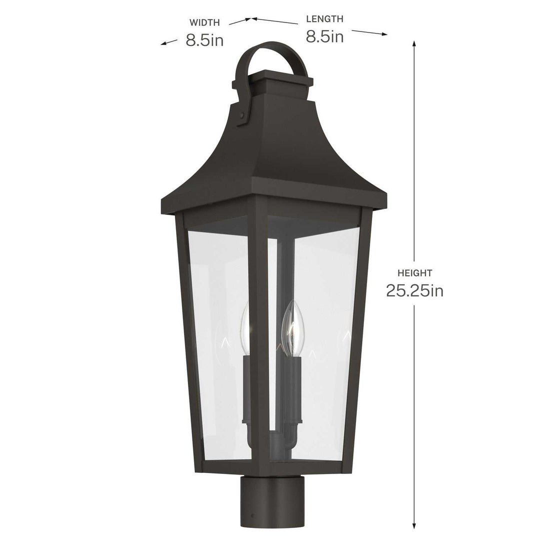 Kichler Canada - 59197OZ - Two Light Outdoor Post Lantern - Cleary - Olde Bronze