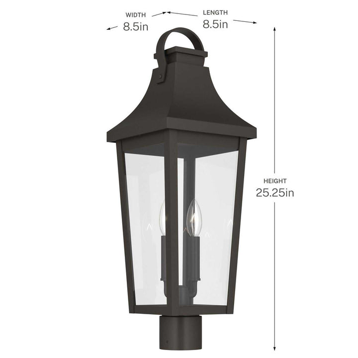 Kichler Canada - 59197OZ - Two Light Outdoor Post Lantern - Cleary - Olde Bronze
