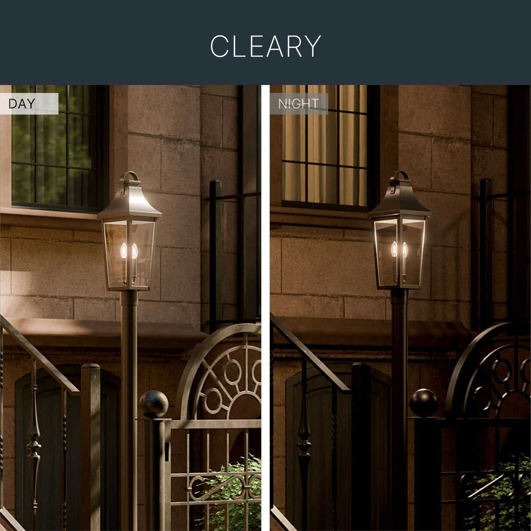 Kichler Canada - 59197OZ - Two Light Outdoor Post Lantern - Cleary - Olde Bronze