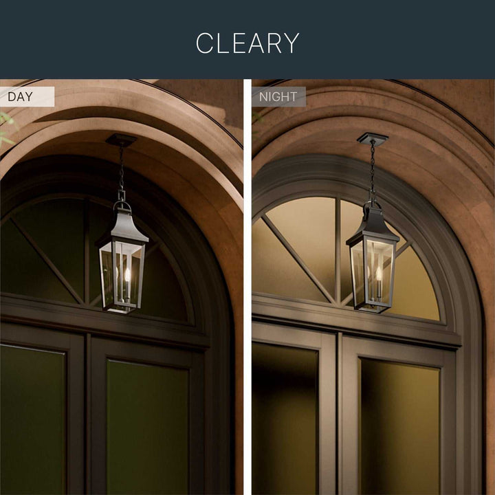 Kichler Canada - 59198BKT - Two Light Outdoor Pendant - Cleary - Textured Black
