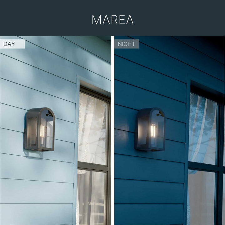 Kichler Canada - 59200BKT - One Light Outdoor Wall Mount - Marea - Textured Black