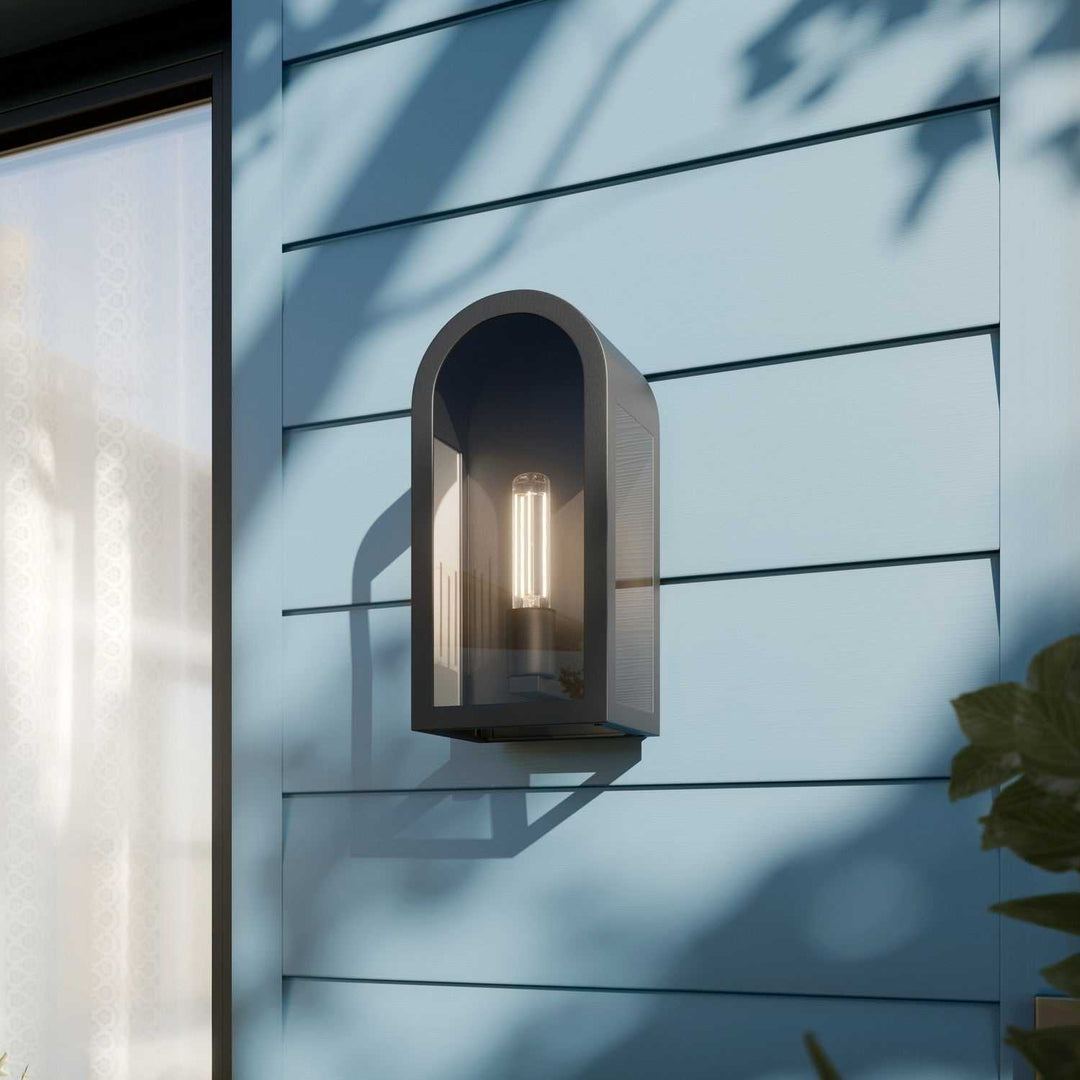 Kichler Canada - 59200BKT - One Light Outdoor Wall Mount - Marea - Textured Black