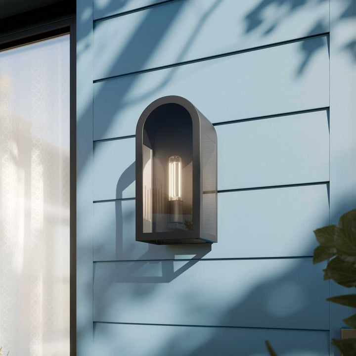Kichler Canada - 59200BKT - One Light Outdoor Wall Mount - Marea - Textured Black