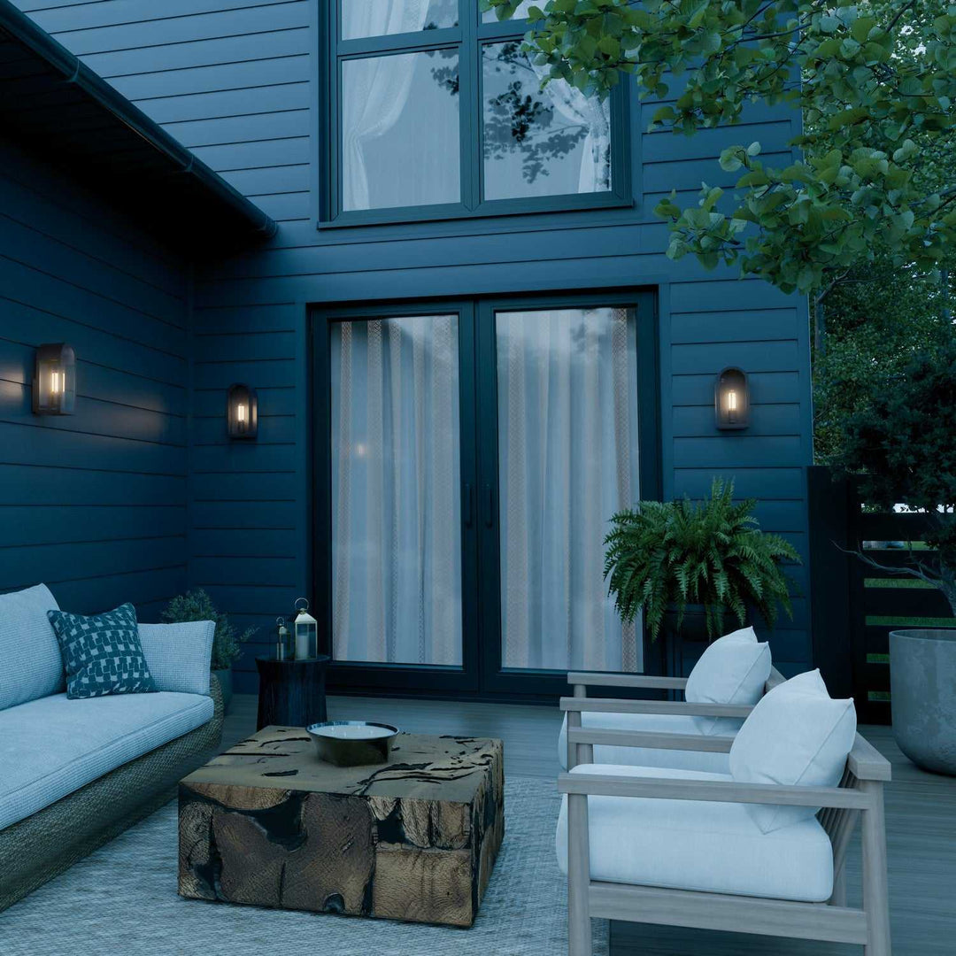 Kichler Canada - 59200BKT - One Light Outdoor Wall Mount - Marea - Textured Black