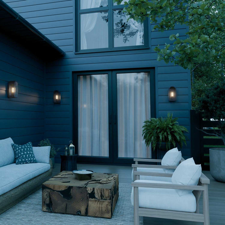 Kichler Canada - 59200BKT - One Light Outdoor Wall Mount - Marea - Textured Black